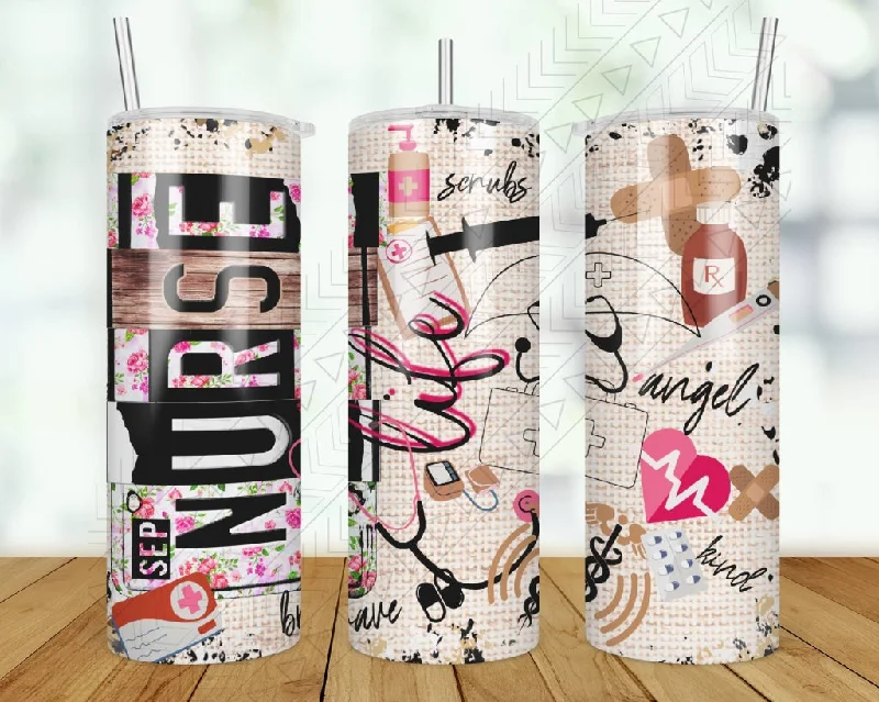 Personalized Drinkware Gifts Nurse Life Tumbler