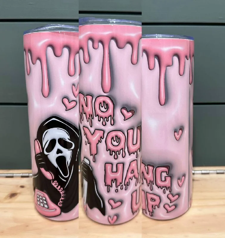 Ends Soon Ghostface Scream No You Hang Up 20oz Tumbler