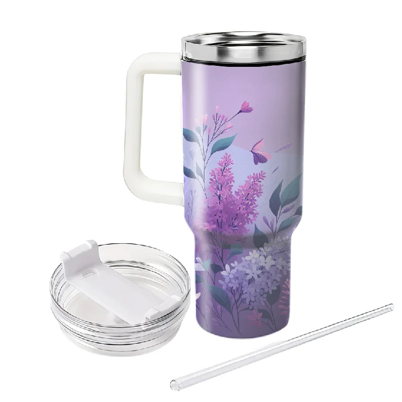Style Revolution Meadow Design Tumbler With Handle