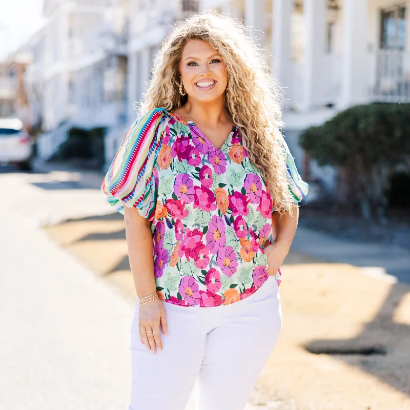 Special Occasion Wear Lagoon Love Top, Multi