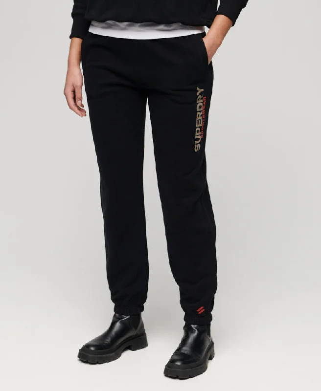 Everyday Glamour Sportswear Boyfriend Joggers | Black