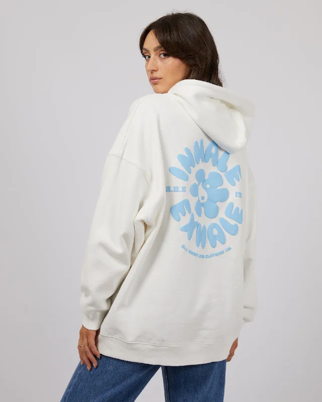 Special Offer All About Eve Exhale Hoodie Vintage White