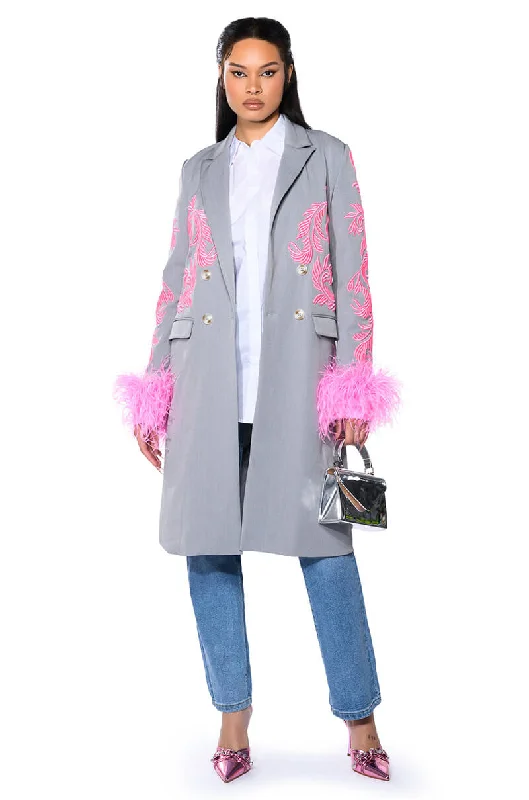 Summer Essentials BOWERY EMBROIDERY TRENCH