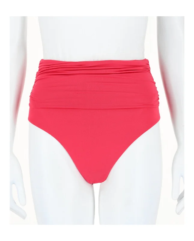 Save On Inspired Styles Draped High-Waist Bikini Bottoms