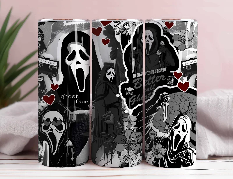 Decorative Glassware Horror Tumbler Wrap, Scary Movie Tumbler, Horror Tumbler Wrap, 20oz Skinny Tumbler, Horror Character, Halloween Tumbler, Png Download Decorative Glassware Horror Tumbler Wrap, Scary Movie Tumbler, Horror Tumbler Wrap, 20oz Skinny Tumbler, Horror Character, Halloween Tumbler, Png Download