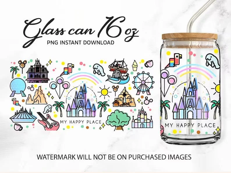 New Year Drinkware Offer Magic Castle Tumbler Wrap, 16oz Libbey Can Glass, Cartoon tumbler wrap, magic kingdom, magic can glass,happiest place can glass,Png download New Year Drinkware Offer Magic Castle Tumbler Wrap, 16oz Libbey Can Glass, Cartoon tumbler wrap, magic kingdom, magic can glass,happiest place can glass,Png download