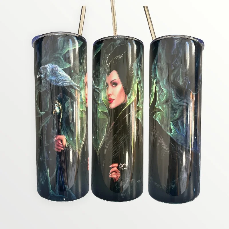 Travel Drinkware Sale Disney Maleficent 20/30oz Insulated Skinny Tumbler Cup