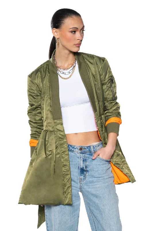 Elegant Details KIMMY PEPLUM BOMBER JACKET