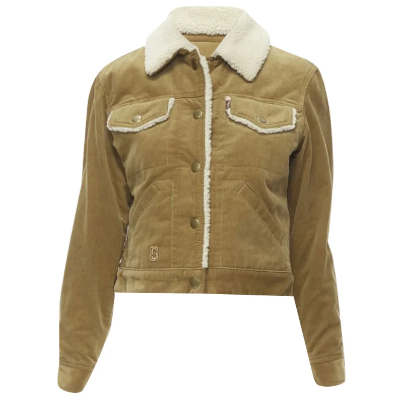 Weekend Special Marc Jacobs corduroy faux shearling lined trucker jacket