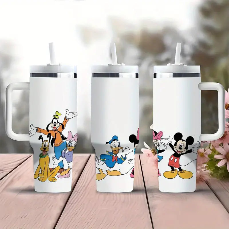 Decorative Drinkware Sale Mickey And Friends 40oz Insulated Tumbler With Handle