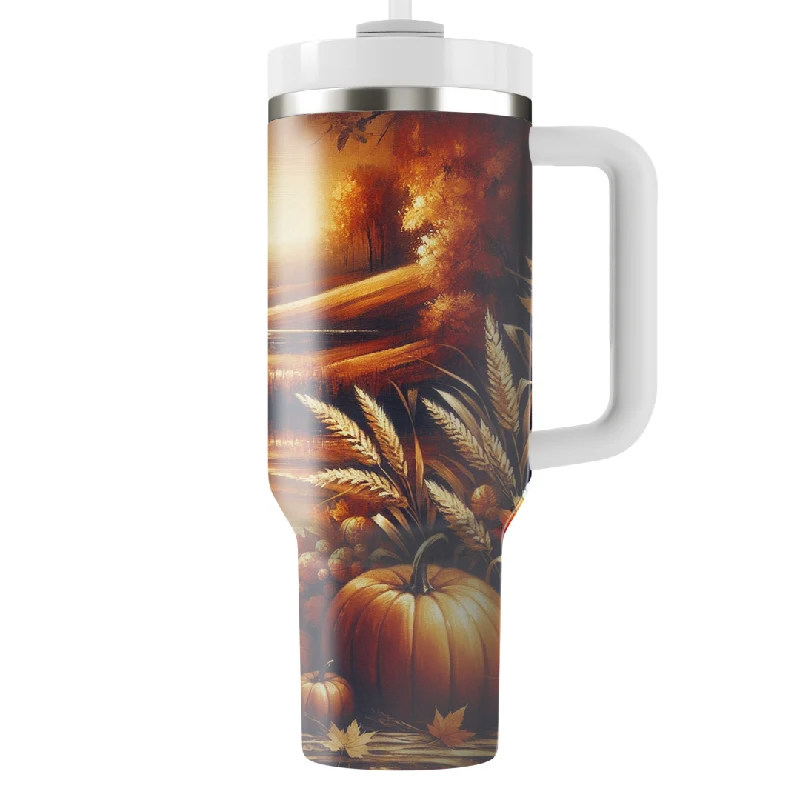 Unbeatable Prices Radiant Reflections - An Artistic Thanksgiving  Tumbler With Handle
