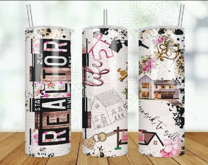 Eco-Conscious Drinkware Realtor Tumbler