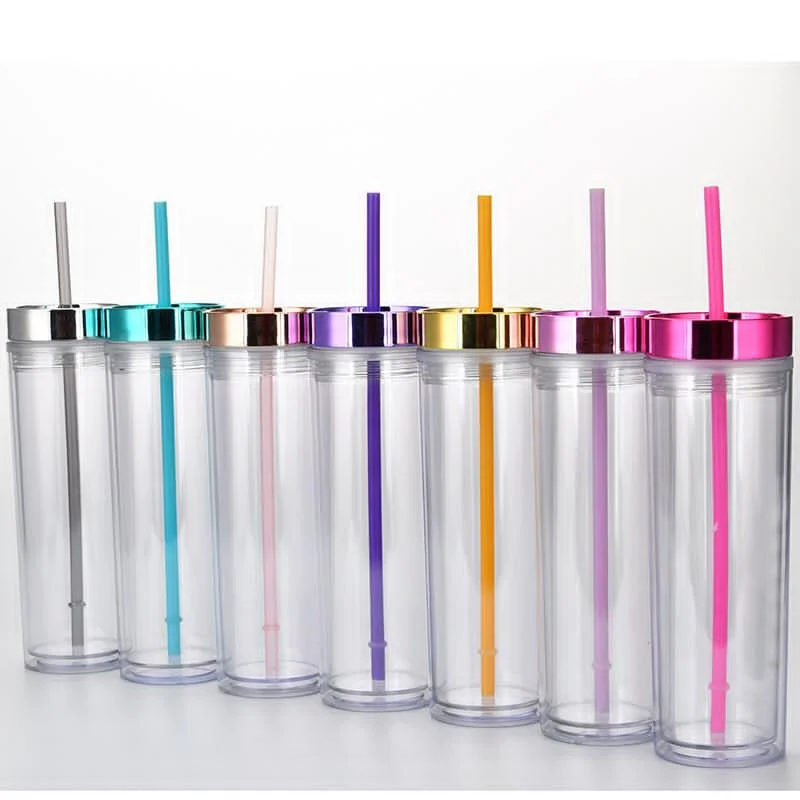Insulated Drinkware Offers 16 oz Skinny Metallic Top