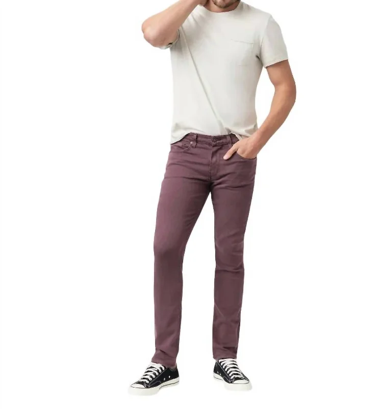 Soft Textures Lennox Jeans In Vintage Rich Malbec
