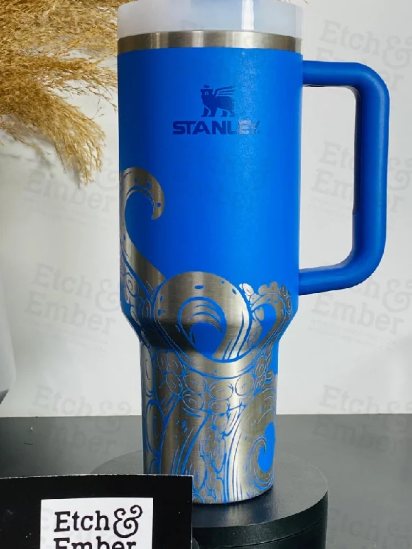 Must Haves Kraken Custom Stanley Adventure Quencher 40 oz tumbler