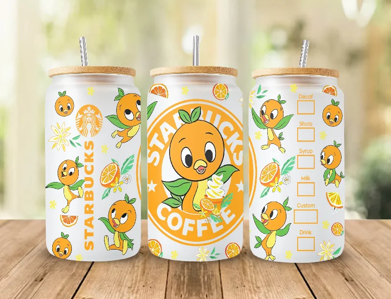 Durable Steel Drinkware Funny Orange Bird Can Glass, Orange Bird Hello Sunshine 16 oz Libbey Can Glass Wrap, Orange Bird Starbucks Wrap Png Instant Download Durable Steel Drinkware Funny Orange Bird Can Glass, Orange Bird Hello Sunshine 16 oz Libbey Can Glass Wrap, Orange Bird Starbucks Wrap Png Instant Download