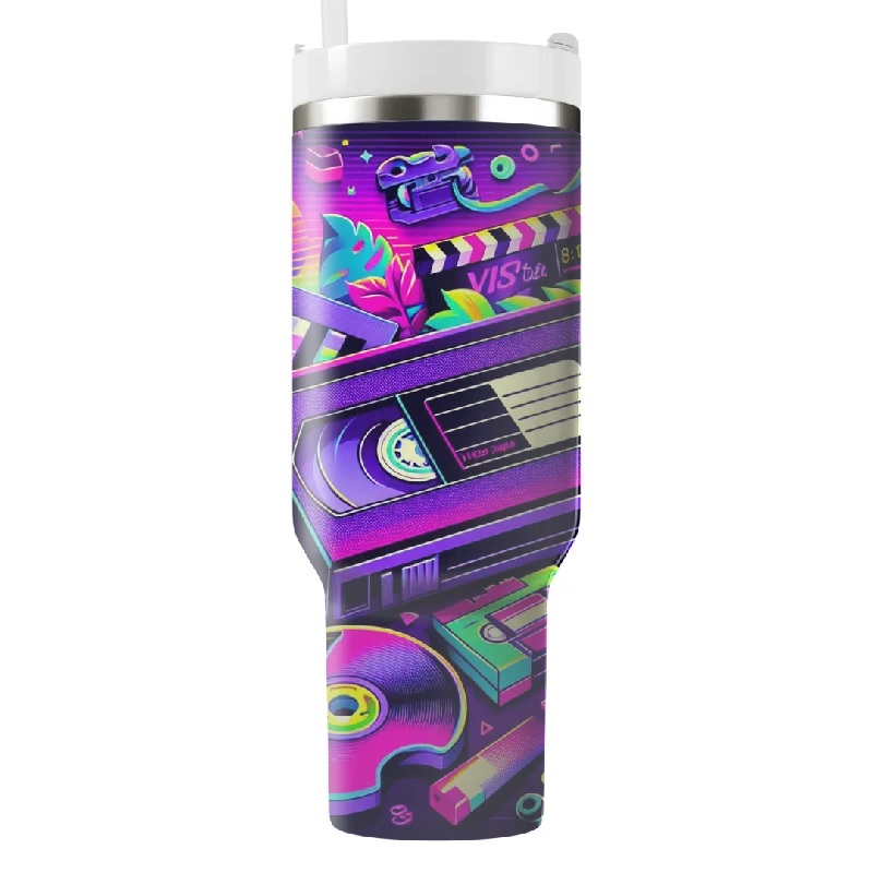 Buy Drinkware Sets Retro VHS Vibes Tumbler With Handle
