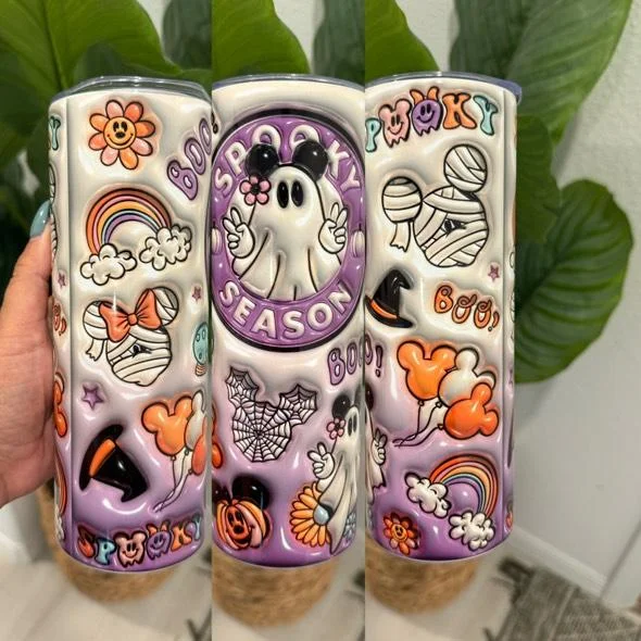 Style Upgrade Disney Spooky Season Ghost 20oz Halloween Tumbler