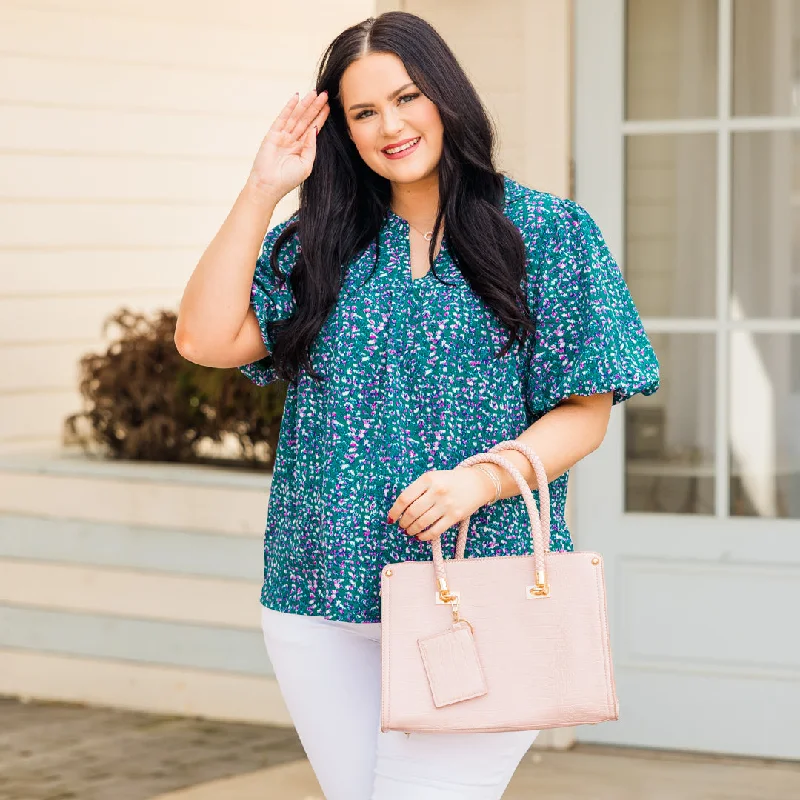 Classic Appeal Abalone Top, Green