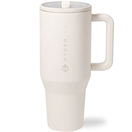 Glassware Promotion HydroJug Traveler- 40 oz Cream