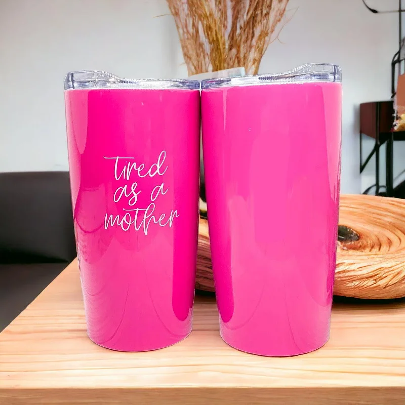 Personalized Drinkware Gifts Tired as a Pink