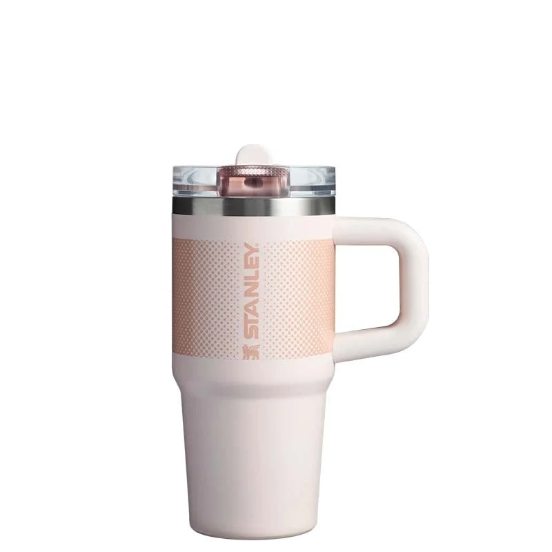 Thermal Drinkware The 14oz Quencher ProTour Flip Straw Tumbler in Rose Quartz