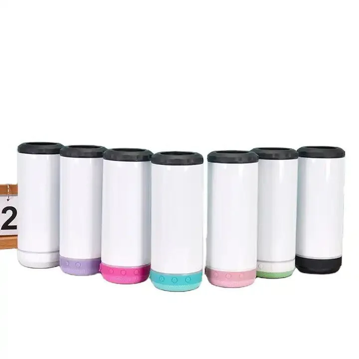 Insulated Drinkware Sale 16oz Case of(UNITS 25 PCS) Sublimation Blank Speaker Beer Can Cooler Stainless Steel Bluetooth Speaker Insulated Drinkware Sale 16oz Case of(UNITS 25 PCS) Sublimation Blank Speaker Beer Can Cooler Stainless Steel Bluetooth Speaker