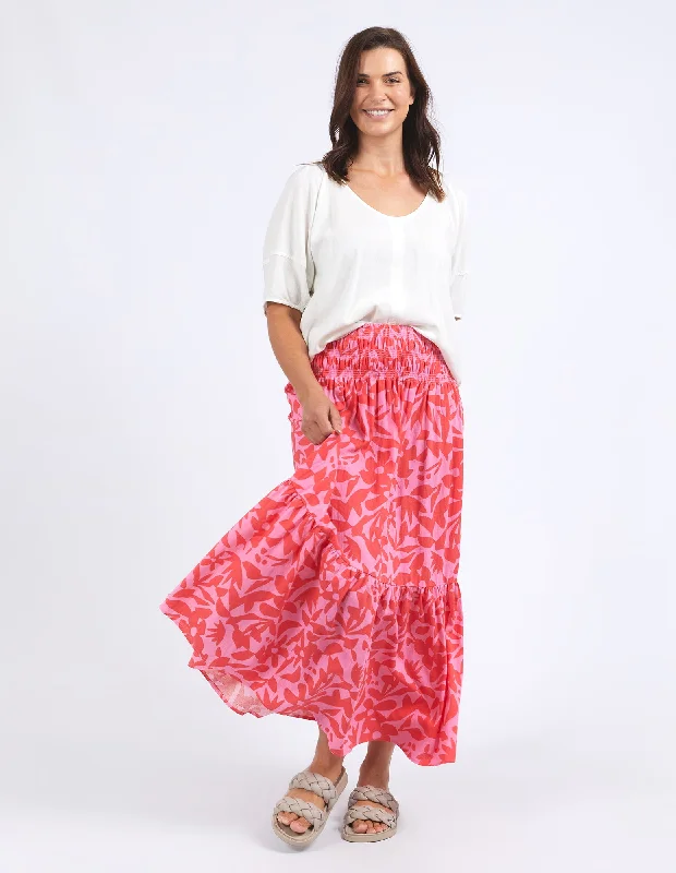 Tropical Island - Inspired Attire Elm Sunset Hour Skirt Sunset Hour Print