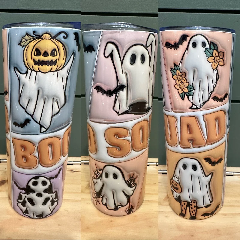 Snag Fabulous Fashion Bargains Boo Squad Inflated 20oz Halloween Tumbler