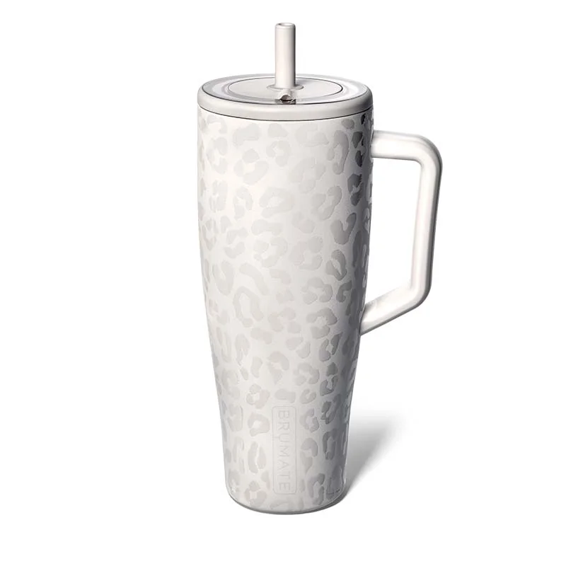 Travel Drinkware Offer 40oz Era Handled Tumbler in Limestone Leopard