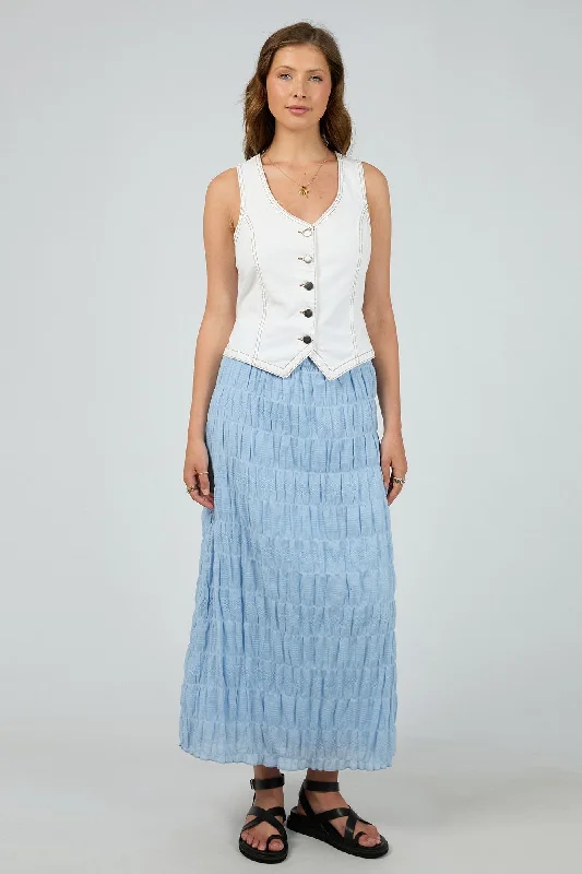 Last Chance Sale All About Eve Maude Maxi Skirt Ocean