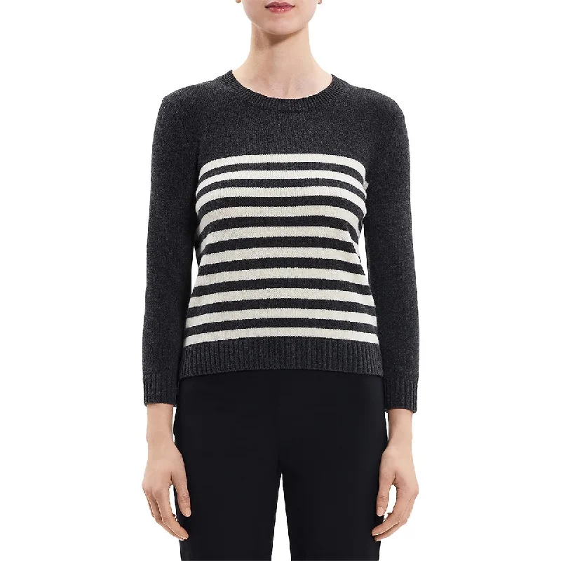 Style Upgrade Womens Wool Long Sleeves Crewneck Sweater