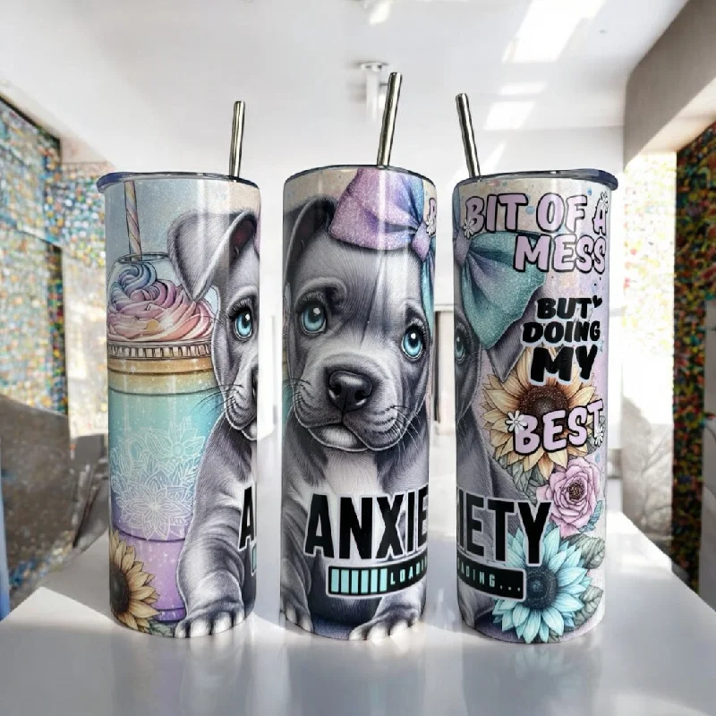Drinkware Sale Event Anxiety 20/30oz Insulated Skinny Tumbler