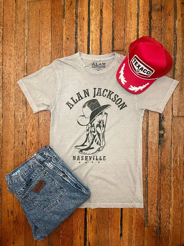 Trend Alert Alan Jackson Nashville Boot T-Shirt