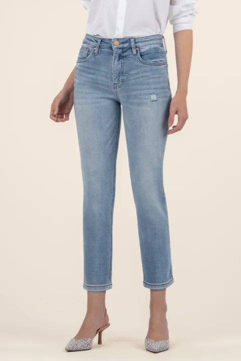 Hot Styles KUT Rachael High Rise Distressed Mom Jeans