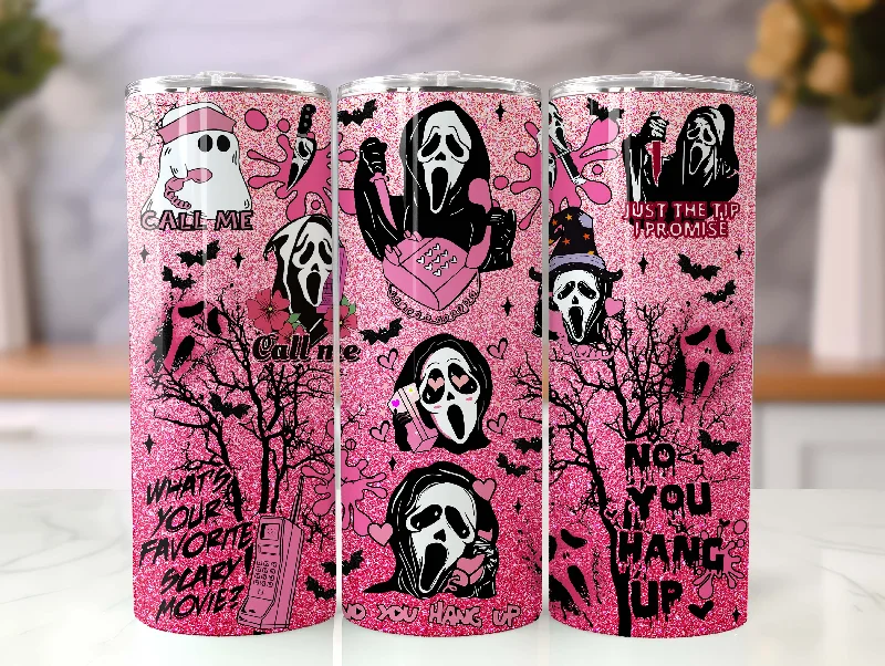 Portable Drinkware Discounts Horror Character Tumbler Wrap Png, Horror Halloween Tumbler Design, 20oz Horror Halloween Sublimation Download, Horror Character Tumbler Png