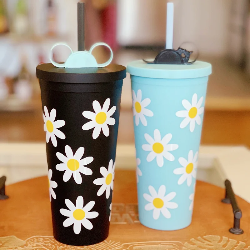 Hot Picks Daisy Inspired 22 oz. Matte Reusable Tumbler