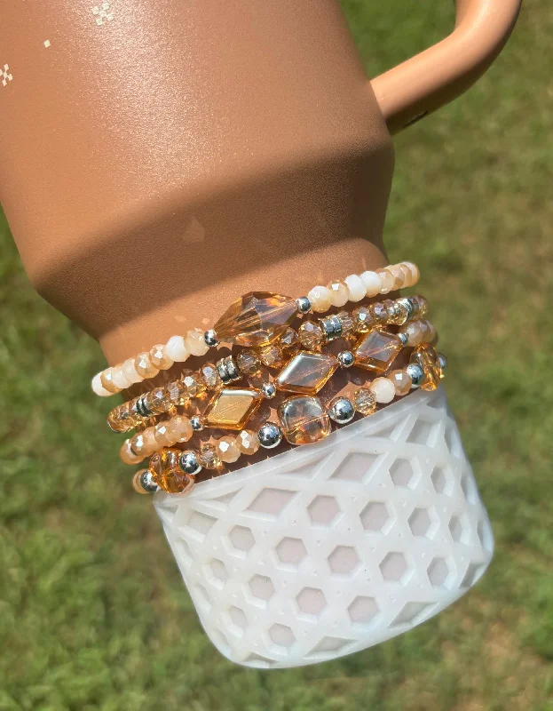 Insulated Tumblers Camel. Deep Clay Orange Stanley Cup Bracelets. Maple Glow.