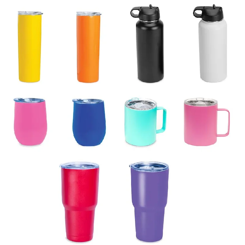 Buy Drinkware Bundle 10 Pack - Powder Coated - Starter Pack