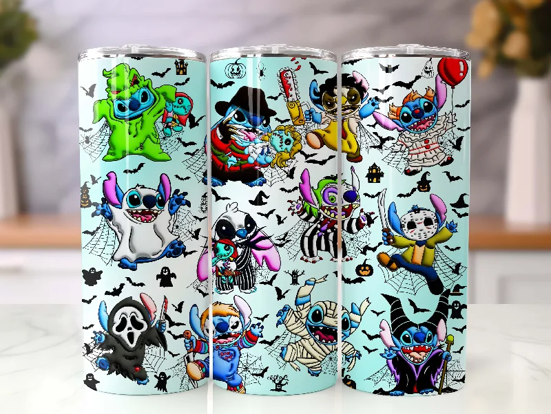 Personalized Cups Discount Halloween Costume Stitch 3D Inflated PNG 20oz Tumbler Wrap, Stitch Halloween Trick Or Treat Spooky Vibes, Stitch Horror friends Tumbler Wrap Personalized Cups Discount Halloween Costume Stitch 3D Inflated PNG 20oz Tumbler Wrap, Stitch Halloween Trick Or Treat Spooky Vibes, Stitch Horror friends Tumbler Wrap