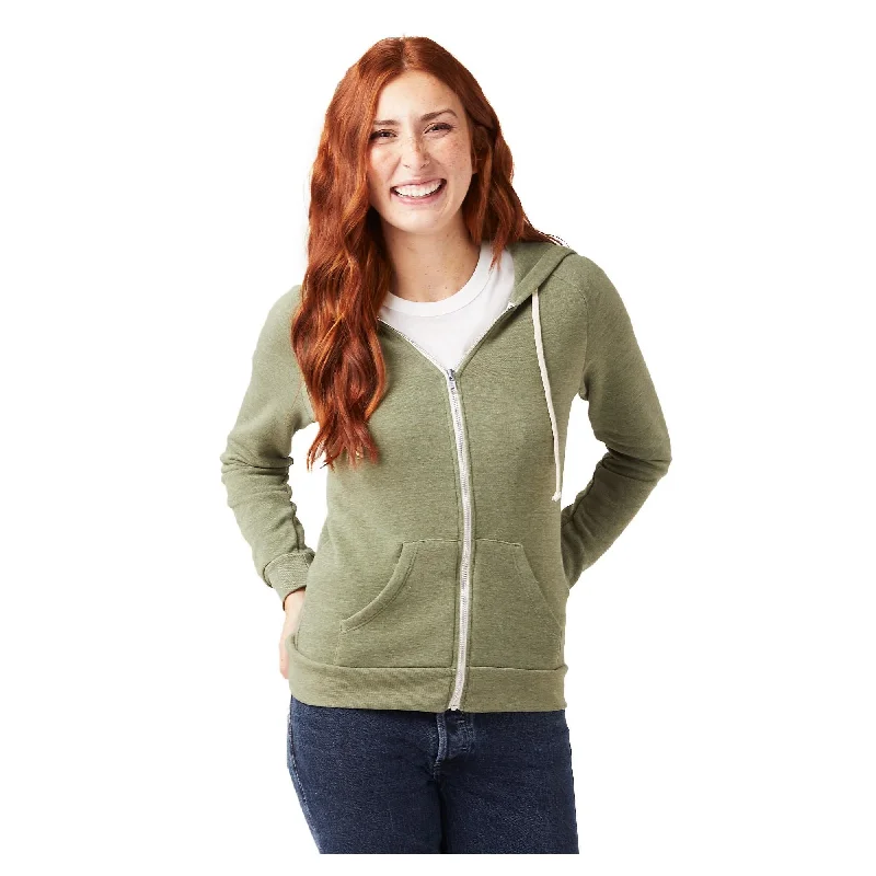 Durable Fashion Picks Eco-Fleece Adrian Hoodie (Army)