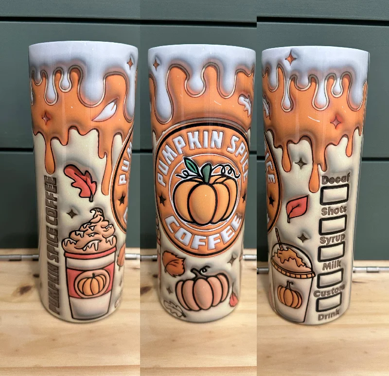 Ends Soon Pumpkin Spice Latte Inflated 20 oz Tumbler