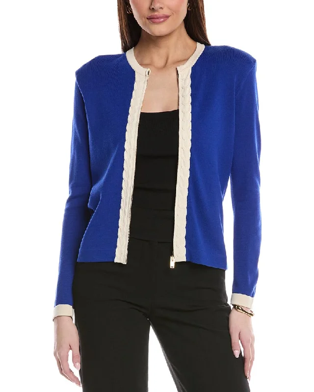 Fashion Sale St. John Intarsia Knit Cardigan