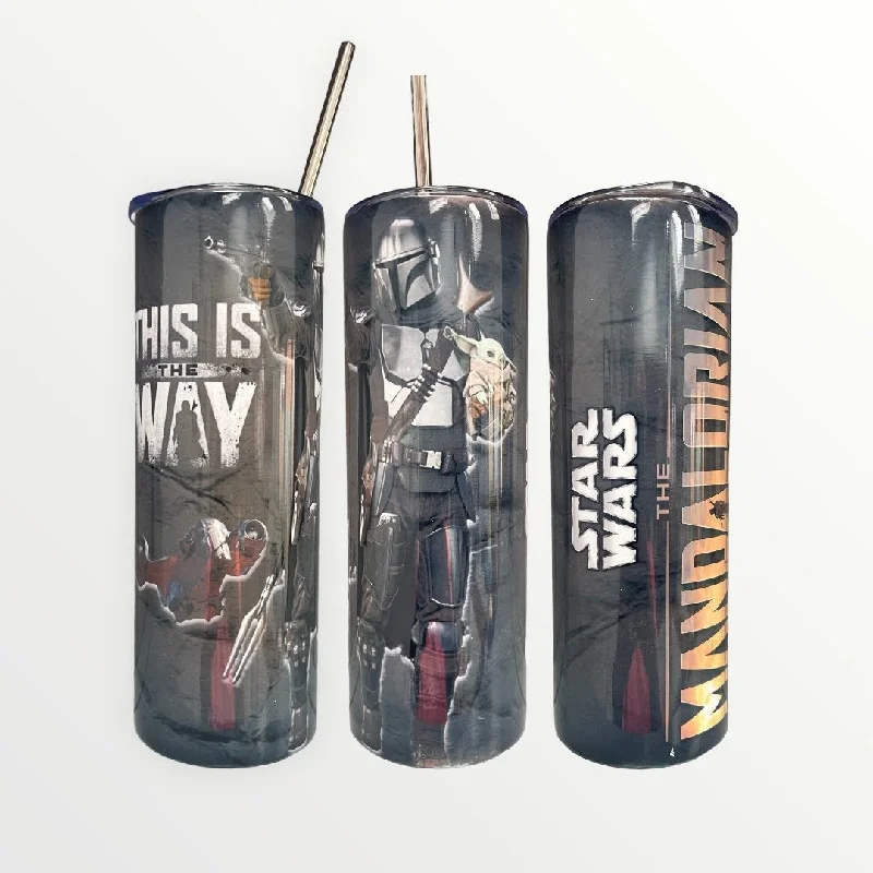 Affordable Drinkware Mandalorian 20/30oz Insulated Skinny Tumbler