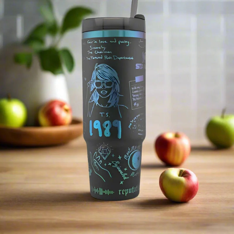 Christmas Drinkware Sale Midnight Themed 40 Oz Tumbler With Handle