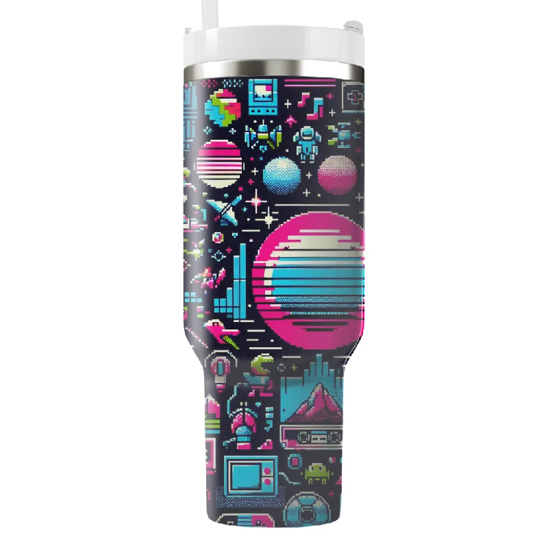 Special Offers, Don't Miss Retro Arcade Adventure  Tumbler With Handle