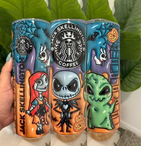 Premium Style Ghostface Coffee No You Hang Up 20oz Halloween Tumbler