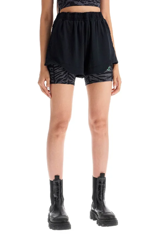 Casual Chic Clothing Ganni Sporty Mesh Shorts For Active