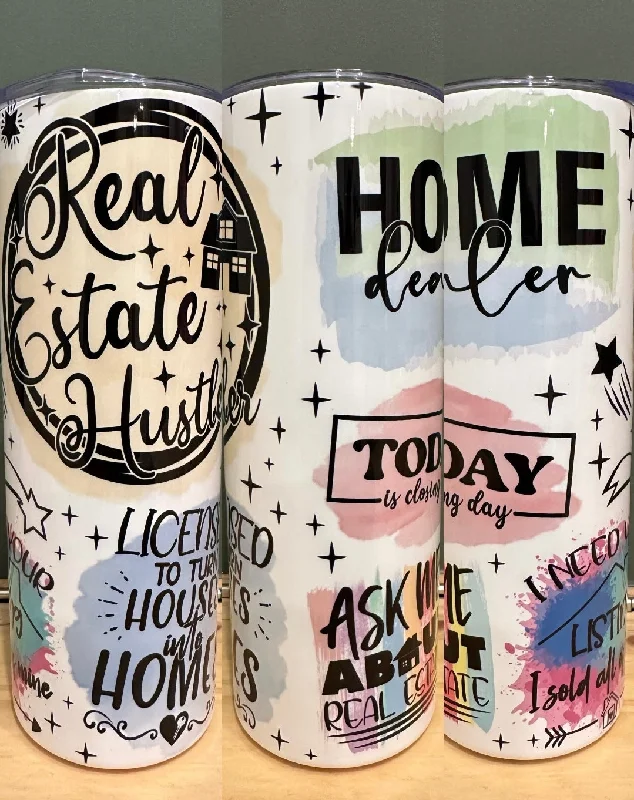 Evening Elegance Realtor Real Estate Agent Cup 20oz Tumbler