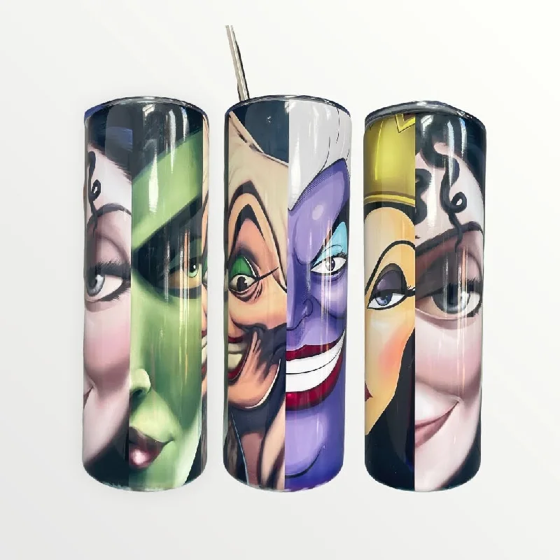 Buy Drinkware Bundle Disney Villains 20/30oz Insulated Skinny Tumbler Cup